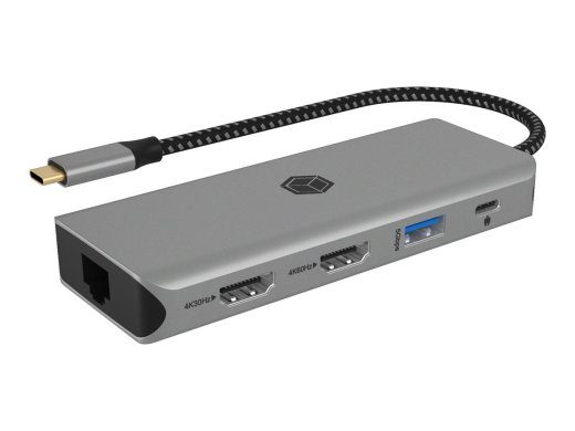 ICY BOX IB-DK4012-CPD mitmeotstarbeline dokkimisjaam sülearvutitele ja arvutitele