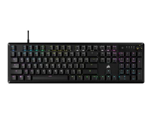 CORSAIR K70 RGB CORE Mechaninė žaidimų klaviatūra Apšviesta RGB LED CORSAIR Linear Red Juoda