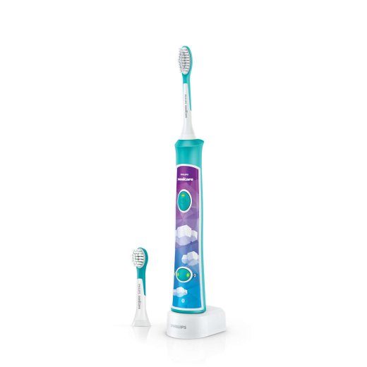 Philips Sonic Electric toothbrush HX6322/04 Įkraunamas Vaikams Įtrauktų antgalių skaičius 2 Dantų valymo režimų skaičius 2 Sonic technologija
