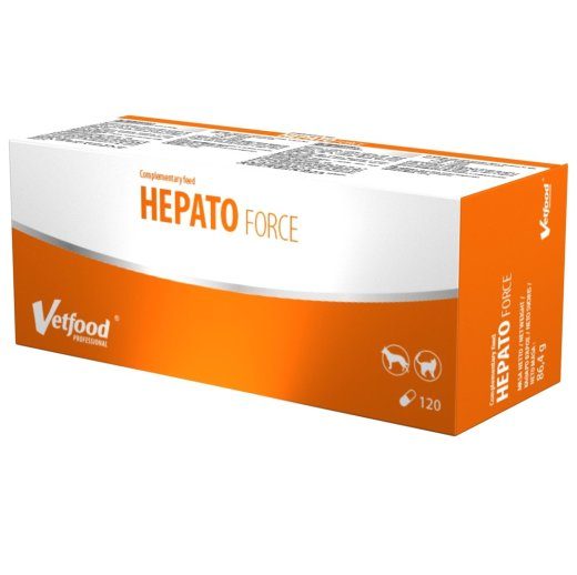 VETFOOD Hepato Force Supplements for Dogs and Cats - 120pcs