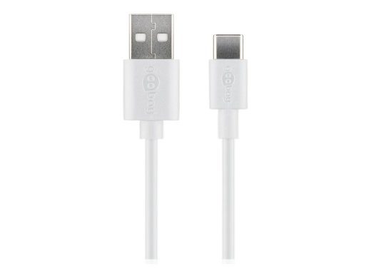 goobay USB Type-C kaabel 2m valge