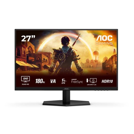 AOC G4 Q27G42XNE arvutimonitor 68.6 cm (27") 2560 x 1440 pikslit Quad HD LED Must, Punane