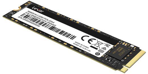 Lexar SSD NM620 512 Solid-state drive interface PCIe Gen3x4 Read speed 3300 MB/s Write speed 2400 MB/s