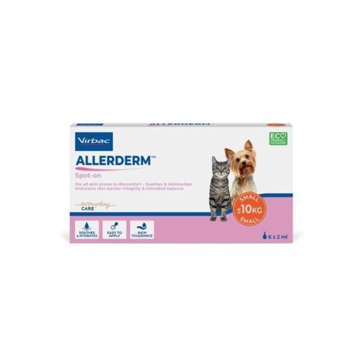 VIRBAC Allerderm Spot On koertele ja kassidele 6x2ml