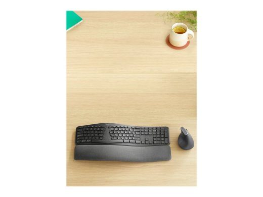 LOGITECH Ergo K860 klaviatūra - Graphite (US)