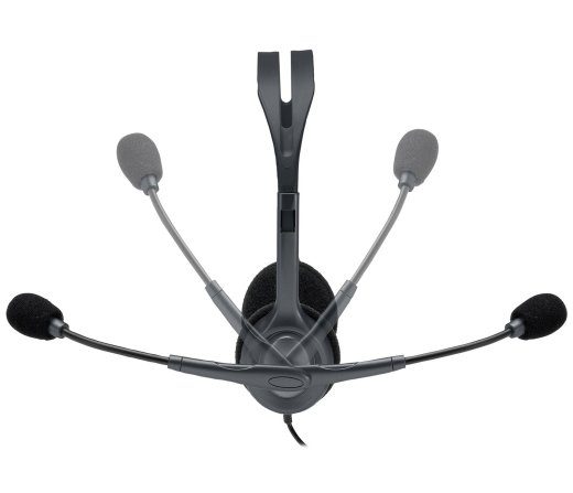 HEADSET STEREO H111/GREY 981-000593 LOGITECH