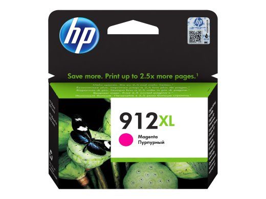 HP 912XL magenta 825-lehekülje tindipatruun 3YL82AE