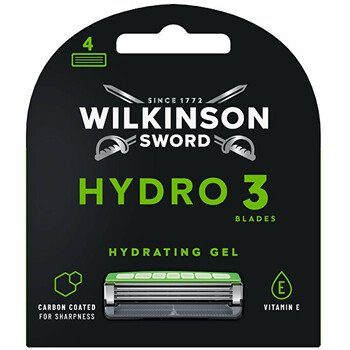 Hydro 3 Black Edition - Replacement heads 4 pcs
