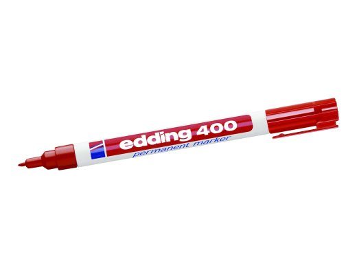 edding 400 marker punane