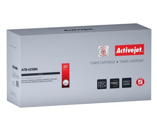 Activejet ATB-426BN toner (asendus Brother TN-426BK; Supreme; 9000 lehekülge; must)