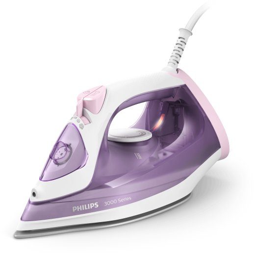 Philips 3000 Series Steam iron DST3010/30, 2000 W, 30 g/min jätkuv aur, 140 g aurupurske