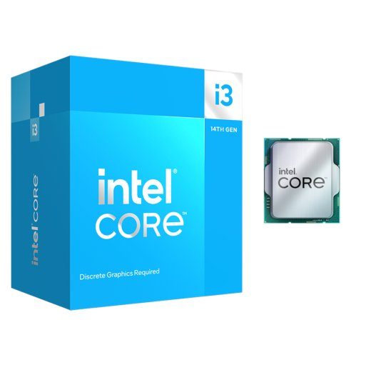 Intel Core i3-14100F Raptor Lake-S protsessor - 4 tuuma - 3,5 GHz - Intel LGA1700 - Intel kotis - kaubandus