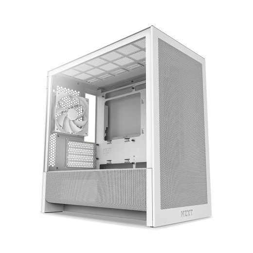 NZXT H3 2025 Tower ATX ilma toiteallikata valge