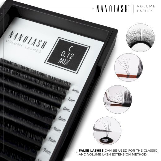 Nanolash Volume Lashes 0.12 C 9 mm