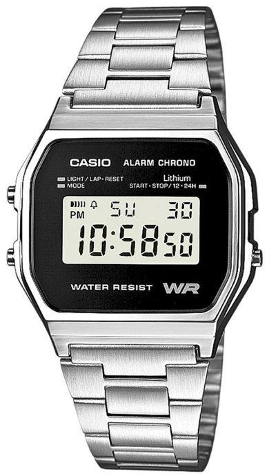 CASIO Vintage A158WEA-1EF naiste kell / hõbedane