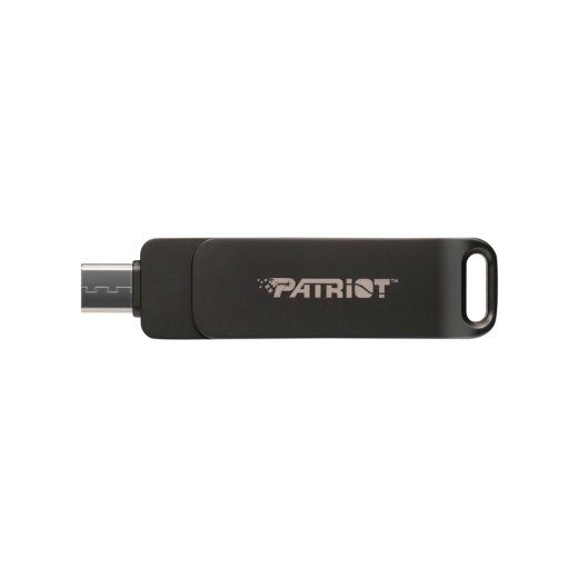 Flashdrive PATRIOT Rage R550 32GB 100 MB/S USB A+C pöörlev disain (PE32GR550DSAD) must