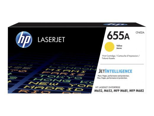 HP 655A Kollane 10500-lehekülje toner CF452A