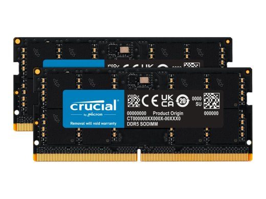 Crucial DDR5 SDRAM 64GB Komplekt CL40 Non-ECC SO DIMM 262-PIN