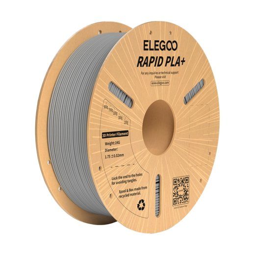 ELEGOO Rapid PLA+ Filamentas (Pilka)
