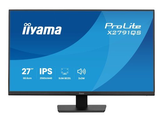 iiyama ProLite X2791QS-B1 27-tolline IPS 2K 2560 x 1440 HDMI DisplayPort 75Hz monitor