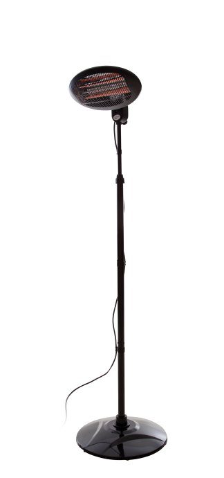 SUNRED Heater SMQ2000A, Elekra Quartz Standing Infrared 2000 W Black IP34