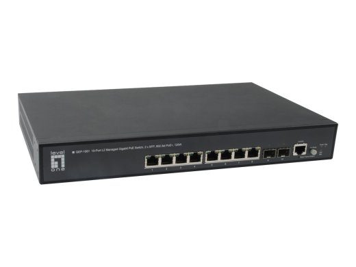 LevelOne GEP-1061 10-portiline Gigabit PoE+ lüliti