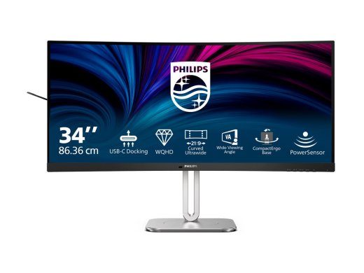 Philips 34B2U5600C 34 colių UltraWide (3440 x 1440) 120Hz HDMI DisplayPort USB-C monitorius