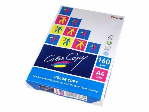 Mondi Color Copy 8687A16 A4 kontorite papipüsi (160g/m2, 250 lehte, valge satiin)