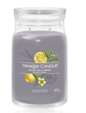 Yankee Candle Black Tea & Lemon Lõhnaga küünal 567 g