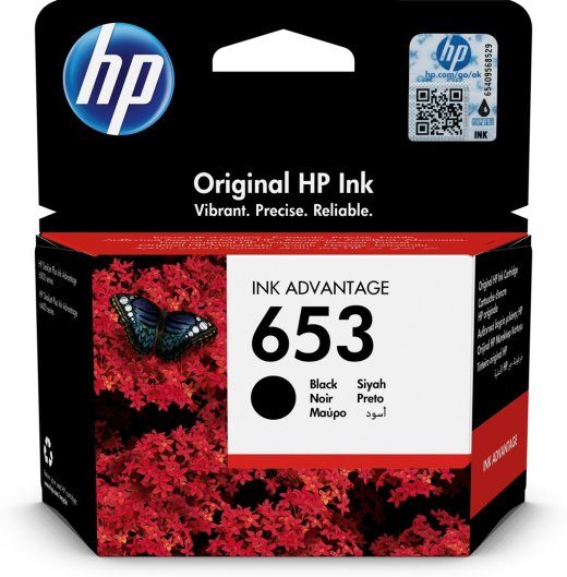 HP 653 1 tk Originaal Standard Yield Must