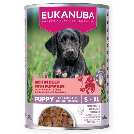 EUKANUBA Life Care Puppy Rich in beef and pumpkin - märgkoeratoit - 400g