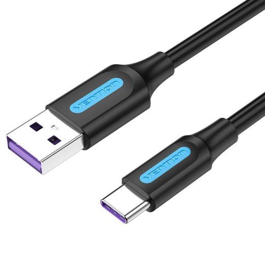 KAABEL USB-C TO USB2.0/2M BLACK CORBH VENTION