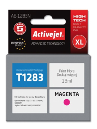 Activejet AE-1283N Ink (replacement for Epson T1283; Supreme; 13 ml; magenta)