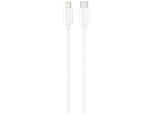 Dudao L4X USB-C kuni Lightning 2m valge