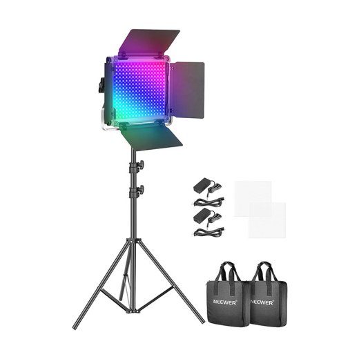 NEEWER 660 PRO II RGB – pöörlevad võlurihelised LED-valgustid