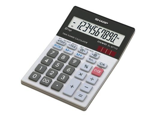 Sharp Elsi Mate EL-M711GGY lauaarvuti kalkulaator