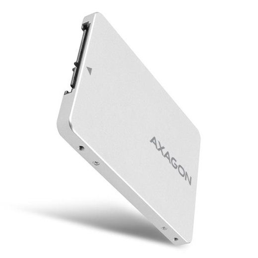 SSD ACC laikiklio dėžutė 2.5"/Sidabro RSS-M2SD AXAGON