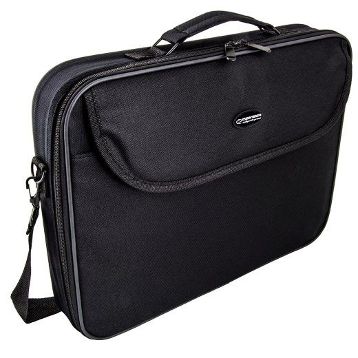 Esperanza ET101 sülearvuti korg, 39,6 cm (15,6"), süliekott must