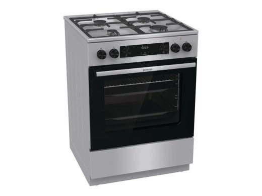 Gorenje GK6C4XF Cooker Hob type Gas Oven type Electric Stainless steel Width 60 cm Depth 60 cm Grilling Energy efficiency class A 71 L