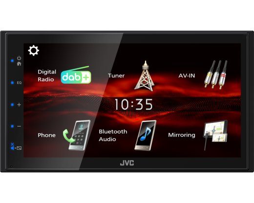 JVC KW-M180DBT Auto Meedia Vastuvõtja, 180 W Bluetooth