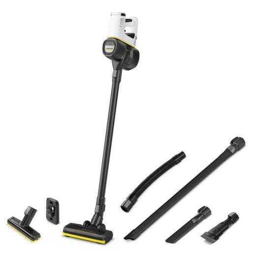 Tolmuimeja KARCHER Juhtmevaba/Põkketa/Autotolmuimeja Mahutavus 0.65 l Müratase 78 dB Valge Kaal 2.4 kg 1.198-632.0