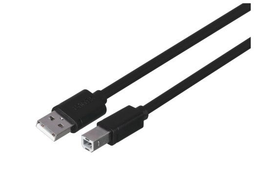 UNITEK Y-C420GBK USB kaabel USB 2.0 3 m USB A USB B Must