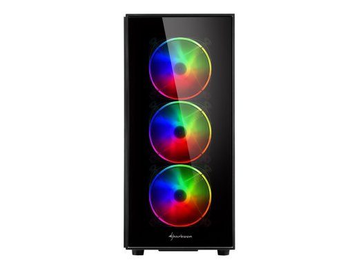 Sharkoon TG5 PRO RGB ATX toruline korpus must