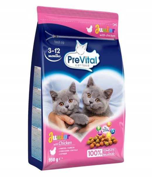 PREVITAL Junior kana - 950g kuivkassitoit
