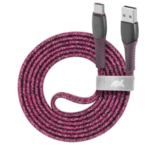 KAABEL USB-C KUNI USB2 1,2M/PUNANE PS6102 RD12 RIVACASE