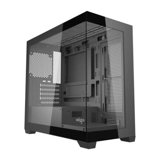 Darkflash C218M arvutikorpuse + 6 ARGB ventilaatorit (must)