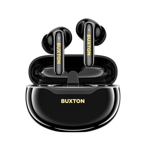 Buxton BTW 7200 Black Tuya - juhtmeta kõrva kuuldeaparaadid laadimiskotidaga, must
