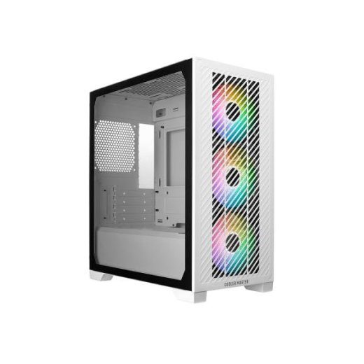 Cooler Master Elite 301 Arvuti korpus Valge / ATX / USB 3.2 Gen 1 Type-C