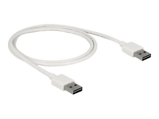 Delock lihtne USB-kaabel 1m valge