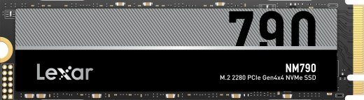 Lexar SSD NM790 1000 Kietasis diskas sąsaja M.2 NVMe Skaitymo greitis 7400 MB/s Rašymo greitis 6500 MB/s